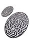 Mijölnir Juego de alfombras de baño Line Djt Multicolor, 2 piezas